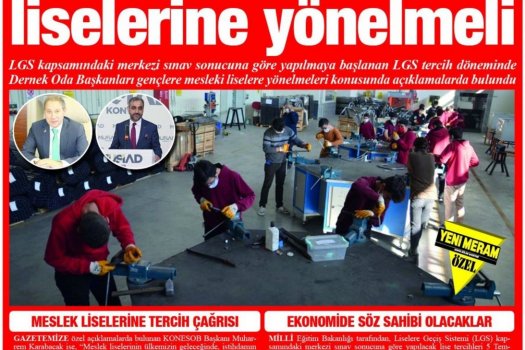 Başkan Kağnıcı’dan Gençlere “Meslek Liselerini Tercih Edin” Çağrısı