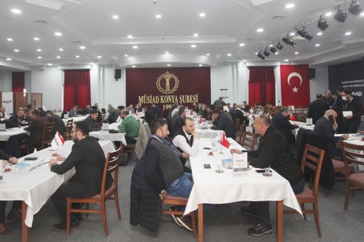 MÜSİAD Konya ve Sakaryalı iş adamları iş geliştirme toplantısı düzenledi