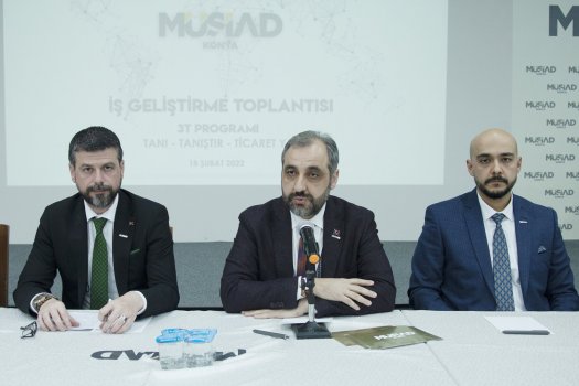 MÜSİAD Konya ve Manisalı iş adamları “3T Tanı, Tanıştır, Ticaret yap” programı düzenledi