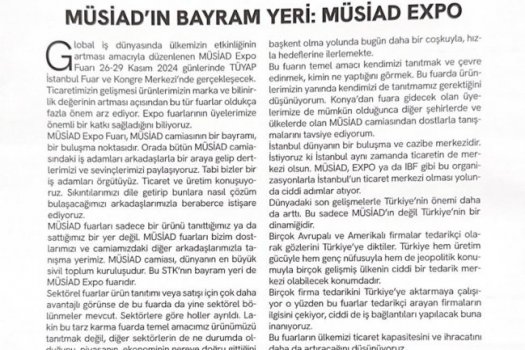 Ticaretin Merkezi; MÜSİAD EXPO